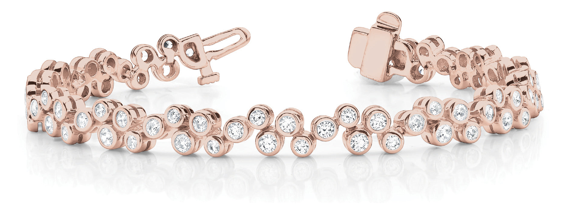 Rose Gold 1.5 CT Diamond Tennis Bracelet