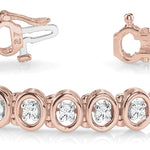 14K Rose Gold Diamond Fashion Bracelet