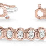 14K Rose Gold Diamond Fashion Bracelet