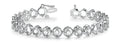 Multi-Diamond Round Tennis Bracelet