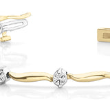 14K Yellow Gold 1ctw Diamond Fashion Bracelet