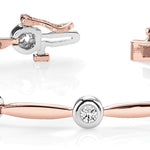 14K Rose Gold Diamond Fashion Bracelet