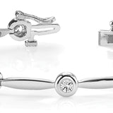 Diamond Round Multi-Stone Bracelet