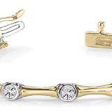 14K Yellow Gold 1/4 CT Diamond Fashion Bracelet