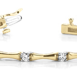 14K Yellow Gold 1ctw Diamond Fashion Bracelet