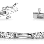 Round Diamond Multi-Stone Fashion Bracelet