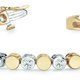 14K Yellow Gold 1ctw Round Diamond Fashion Bracelet