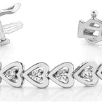 24 Round Diamond Line Bracelet