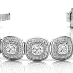 Multi-Diamond Fashion Tennis Bracelet