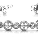 Vintage Multi-Diamond Gold Bracelet