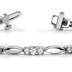 Multi-Diamond Fashion Bracelet