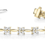 14K Yellow Gold 2.20ctw Diamond Fashion Bracelet