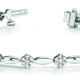 Multi-Diamond Fashion Tennis Bracelet
