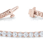 14K Rose Gold Diamond Fashion Bracelet