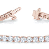 14K Rose Gold Diamond Fashion Bracelet