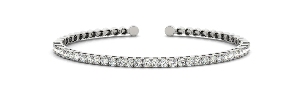 18K White Gold Diamond Fashion Bracelet