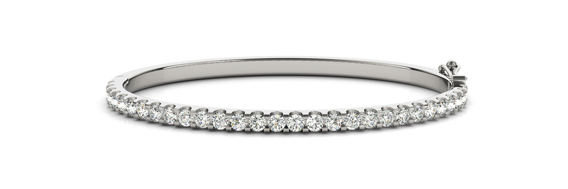 14K White Gold 1.17ctw Diamond Fashion Bracelet