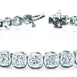 48-Stone Round Diamond Tennis Bracelet