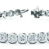 48-Stone Round Diamond Tennis Bracelet