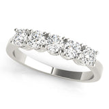 Multi-Diamond Gold Wedding Ring