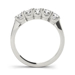 Multi-Diamond Gold Wedding Ring