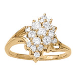 Multi-Diamond Fashion Ring in Precious Metal