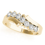 18K Yellow Gold Diamond Wedding Ring