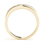 14K Yellow Gold 1 CT Diamond Wedding Band