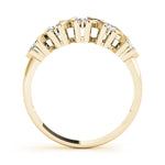 14K Yellow Gold 5-Stone Diamond Wedding Ring