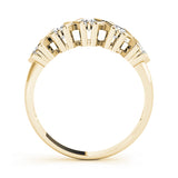 14K Yellow Gold 5-Stone Diamond Wedding Ring