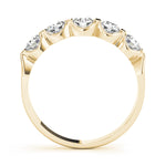 18K Yellow Gold 5-Diamond Wedding Ring