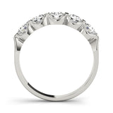 5-Stone Round Diamond Wedding Band