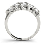 Round Diamond 14K Gold Wedding Ring