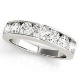 7-Stone Round Diamond Wedding Band