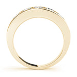 18K Yellow Gold 1 ct Diamond Wedding Band