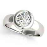 1.0 CT Round Diamond Solitaire Engagement Ring