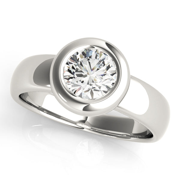 1.0 CT Round Diamond Solitaire Engagement Ring