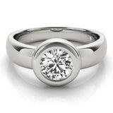 1.0 CT Round Diamond Solitaire Engagement Ring