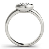 1.0 CT Round Diamond Solitaire Engagement Ring