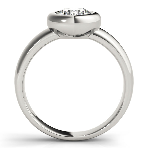 1.0 CT Round Diamond Solitaire Engagement Ring