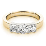 14K Yellow Gold 1 CT Diamond Engagement Ring