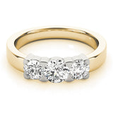 14K Yellow Gold 1 CT Diamond Engagement Ring