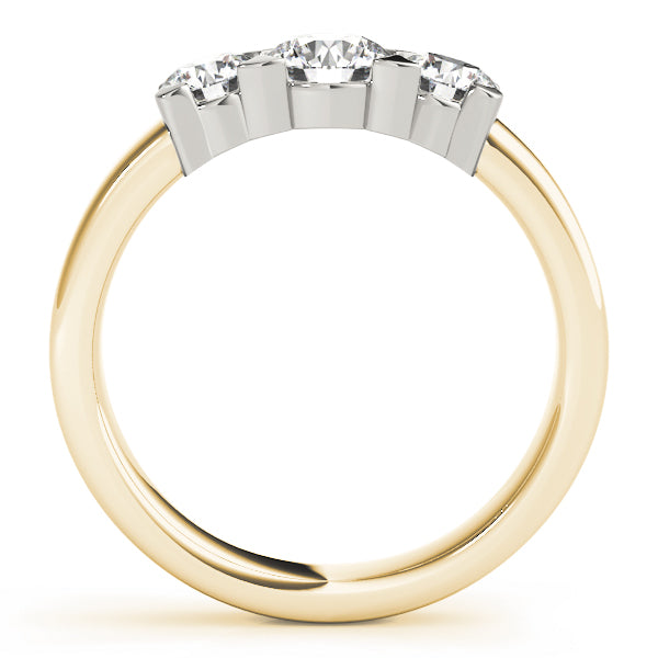 14K Yellow Gold 1 CT Diamond Engagement Ring