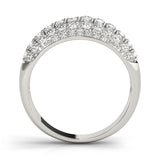 Round Diamond Pave Wedding Ring