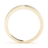14K Yellow Gold Multi-Diamond Wedding Band