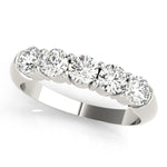 Multi-Diamond Gold Wedding Ring