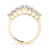 14K Yellow Gold Round Diamond Wedding Ring