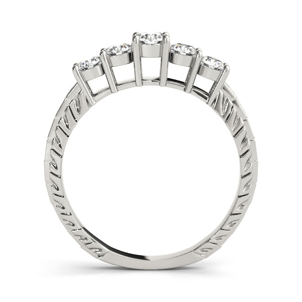 Round Diamond Wedding Ring