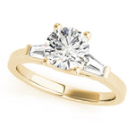 14K Yellow Gold Diamond Engagement Ring 0.7 ctw