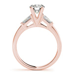 14K Rose Gold 1 CT Diamond Engagement Ring